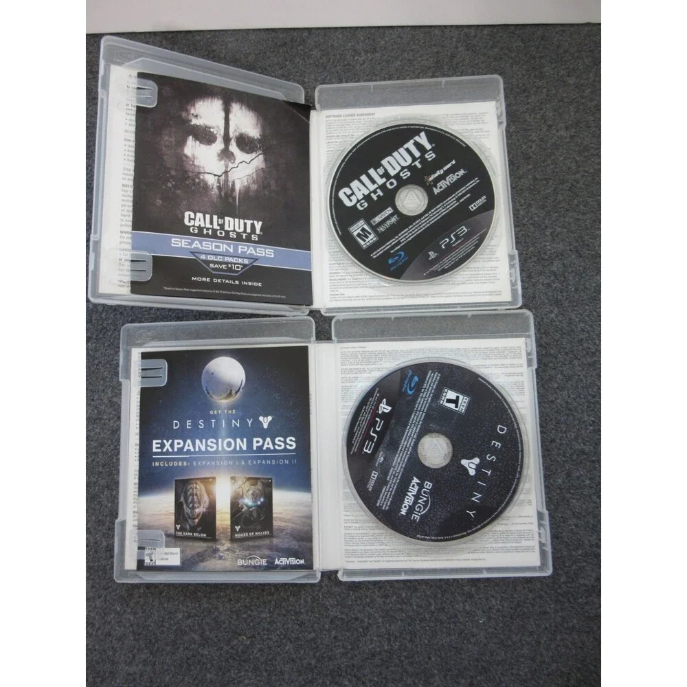 Lot of 10 Playstation 3 Games - Call of Duty Destiny Uncharted 3 NBA NHL NFL